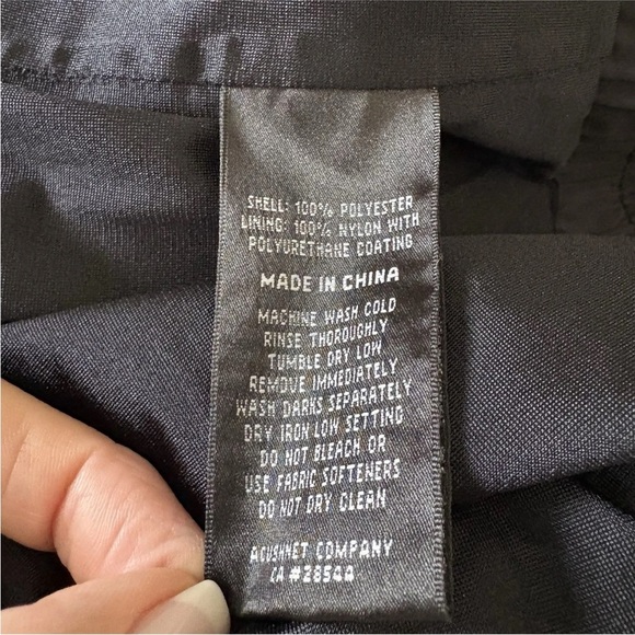 FootJoy Dry Joy Mens Black Golf Jacket Zip Off Sleeves Size Large - Picture 8 of 8